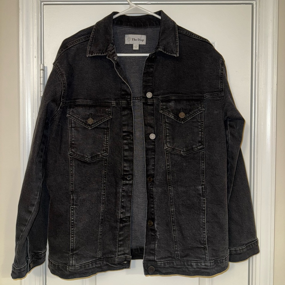 The Drop Black Denim Jacket